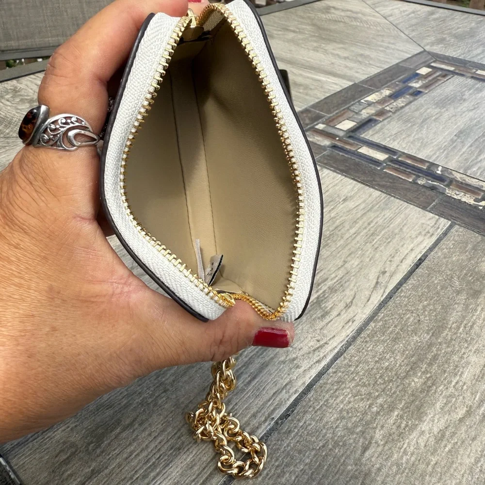 NWT! Coach Red Strawberry Cream Card Holder Wallet - Picture 5 of 7